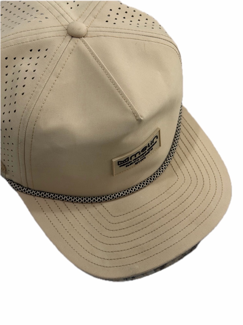 Melin Coronado Khaki Hydro Trucker Hat Neutral Minimal Mens Womens Unisex - Picture 4 of 7